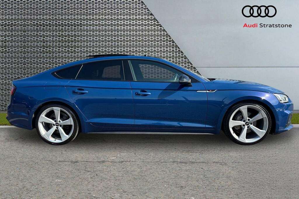 Audi A5 40 Tdi Quattro Black Edition S Tronic 2020 Blue #4