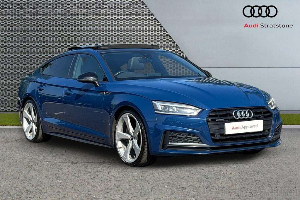 Audi A5 40 Tdi Quattro Black Edition S Tronic 2020 Blue