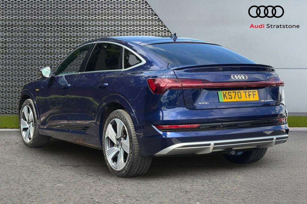 Audi E-tron 300Kw 55 Quattro 95Kwh S Line 2021 Blue #3