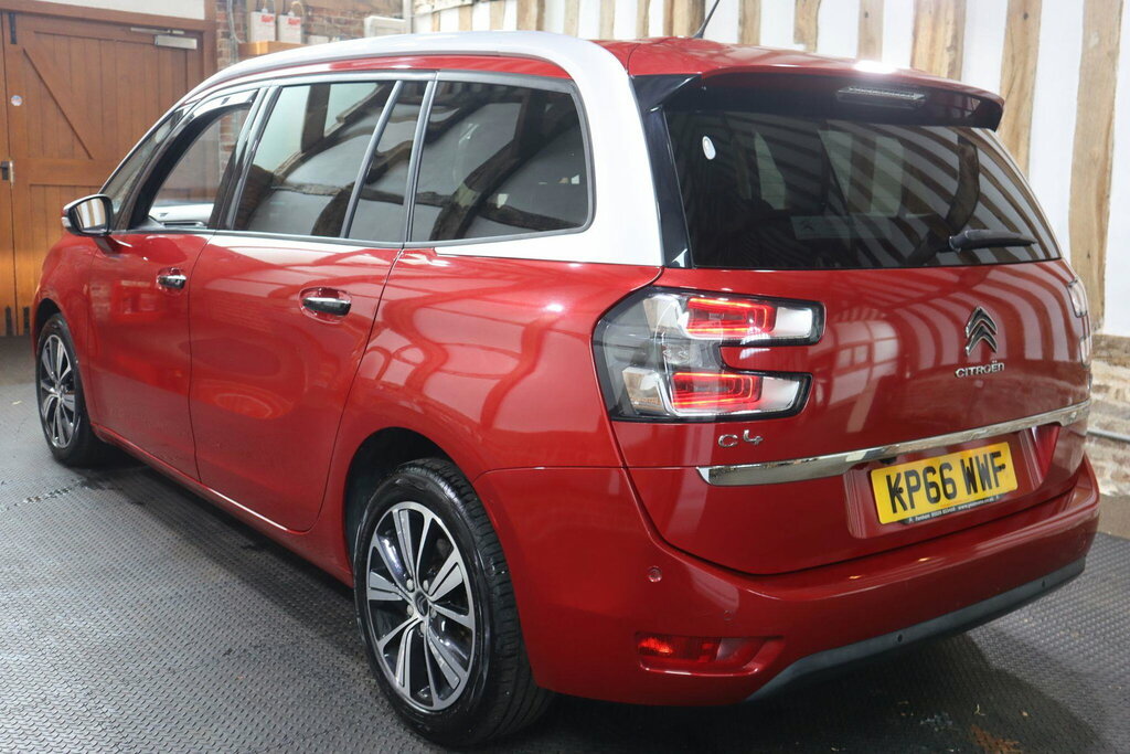 Citroen Grand C4 Picasso 1.6 Bluehdi Flair Eat6 Euro 6 S S Red #4
