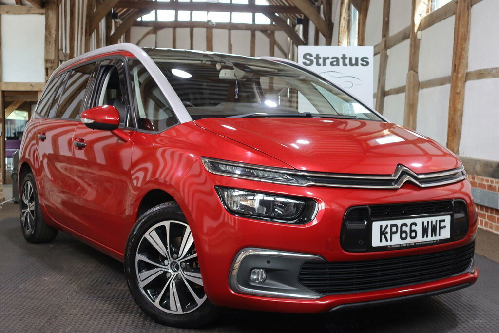 Citroen Grand C4 Picasso 1.6 Bluehdi Flair Eat6 Euro 6 S S Red