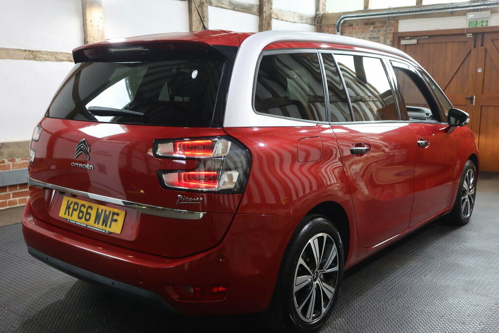 Citroen Grand C4 Picasso 1.6 Bluehdi Flair Eat6 Euro 6 S S Red #6
