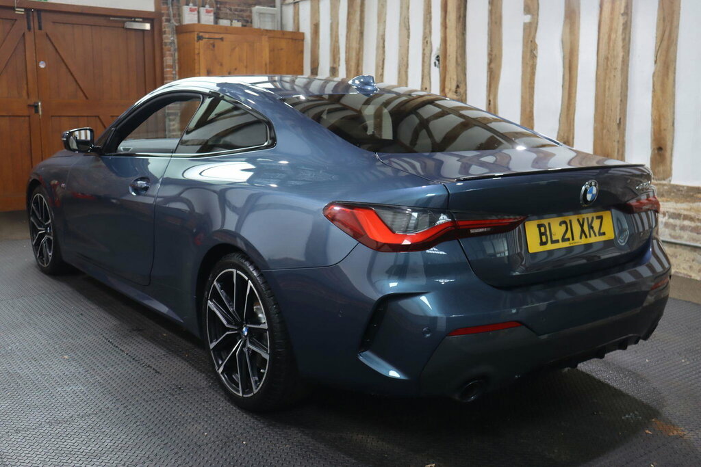 BMW 4 Series 2.0 420D Mht M Sport Euro 6 S S Blue #4