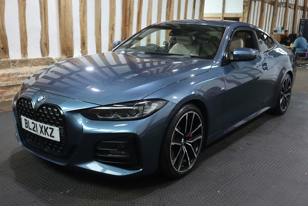 BMW 4 Series 2.0 420D Mht M Sport Euro 6 S S Blue #3