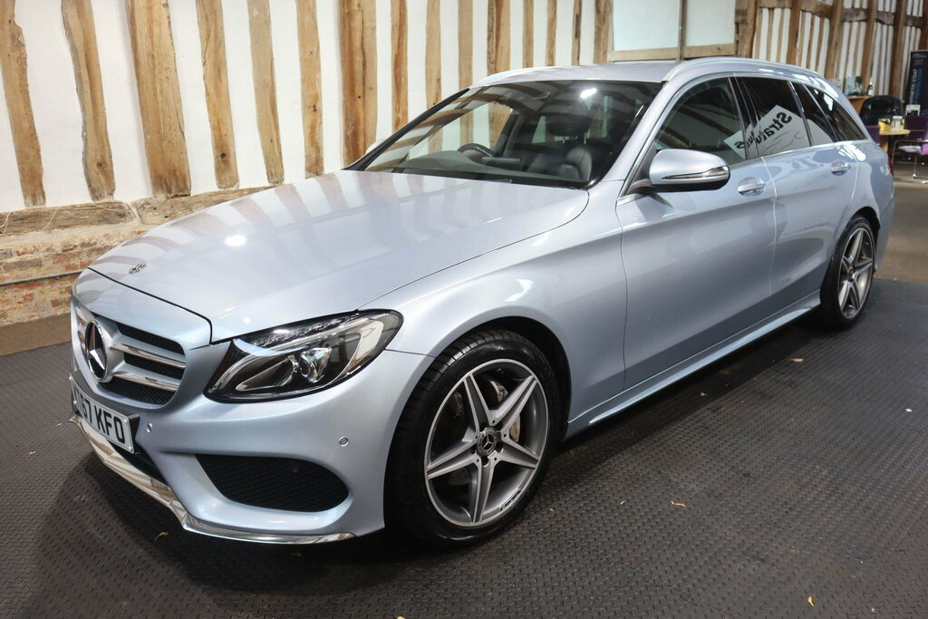 Mercedes-Benz C Class 2.1 C220d Amg Line G-tronic Euro 6 S S Silver #3