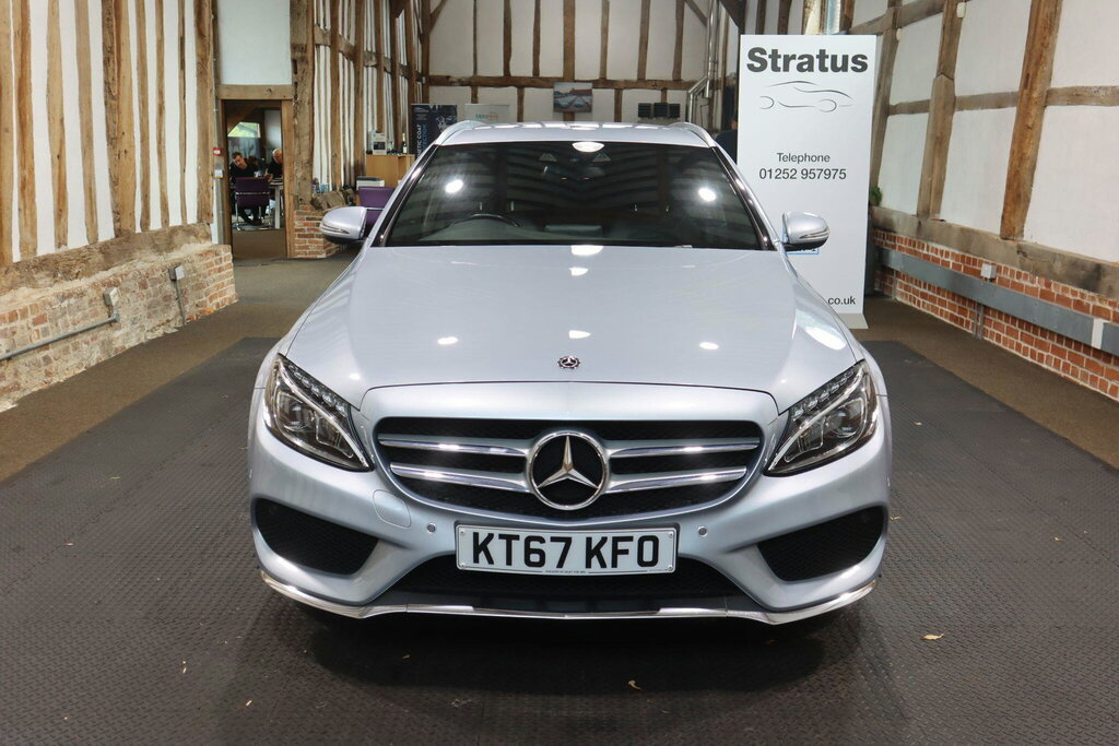 Mercedes-Benz C Class 2.1 C220d Amg Line G-tronic Euro 6 S S Silver #2