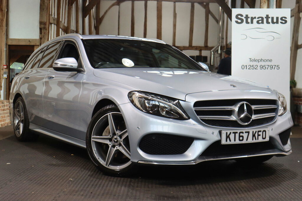 Mercedes-Benz C Class 2.1 C220d Amg Line G-tronic Euro 6 S S Silver