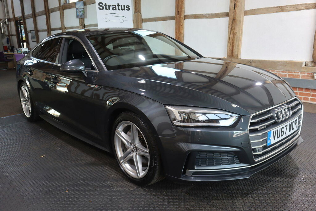 Audi A5 Sportback S Line 2.0 Tdi Quattro 190 Ps S Tronic Black #7