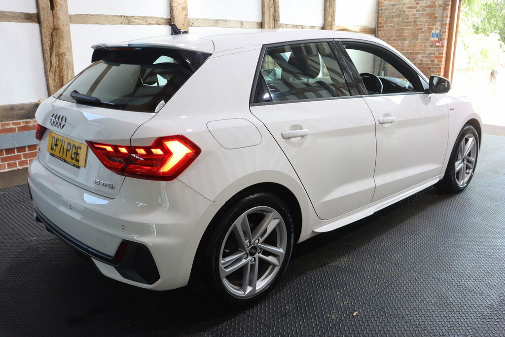 Audi A1 1.0 Tfsi 25 S Line Sportback Euro 6 S S DF71PGE White #6