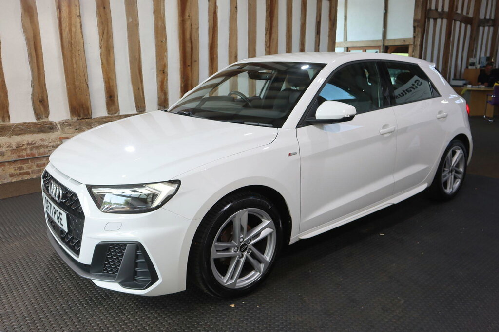 Audi A1 1.0 Tfsi 25 S Line Sportback Euro 6 S S DF71PGE White #3