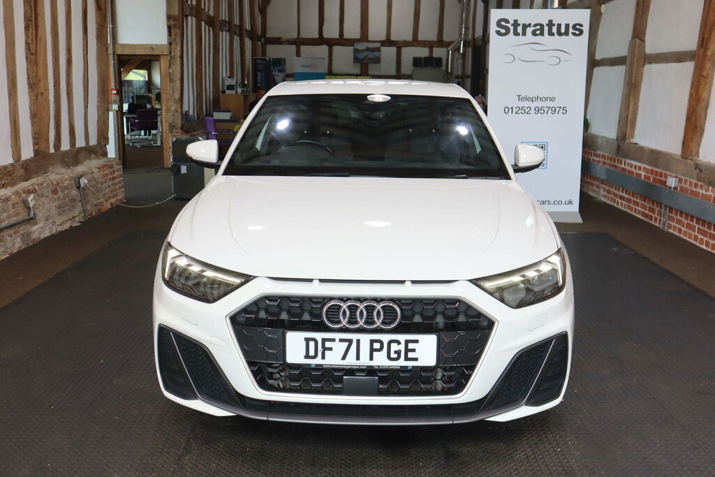 Audi A1 1.0 Tfsi 25 S Line Sportback Euro 6 S S DF71PGE White #2