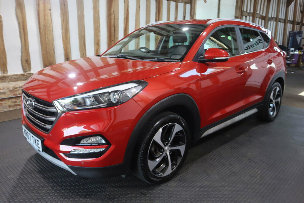 Hyundai Tucson 1.6 T-gdi Sport Edition Euro 6 Red #3