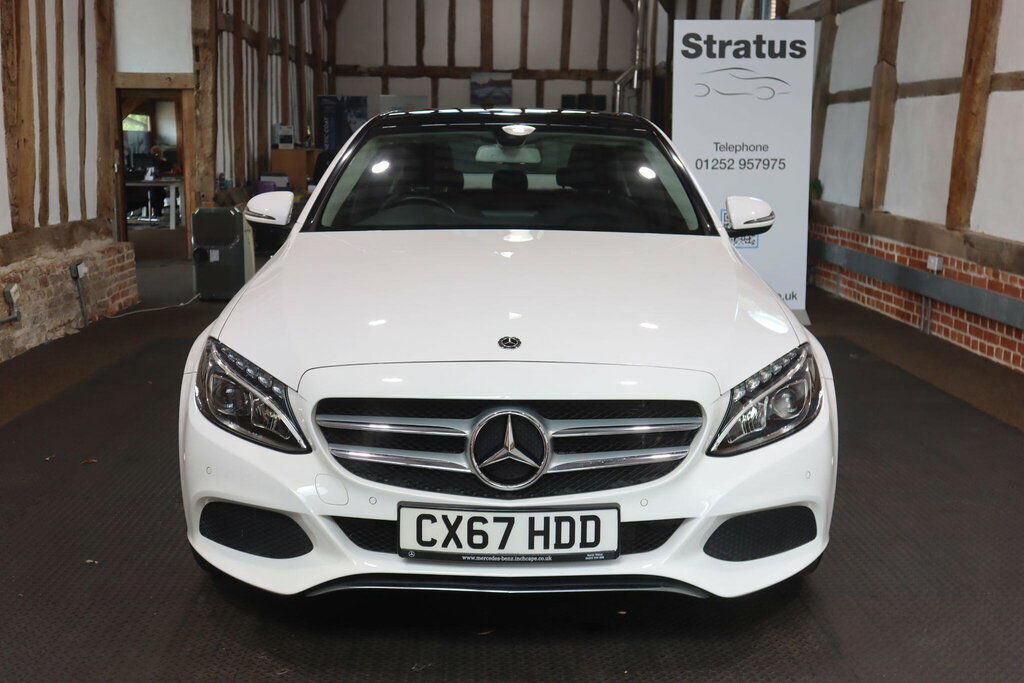 Mercedes-Benz C Class 2.0 C200 Sport Premium G-tronic Euro 6 S S White #2