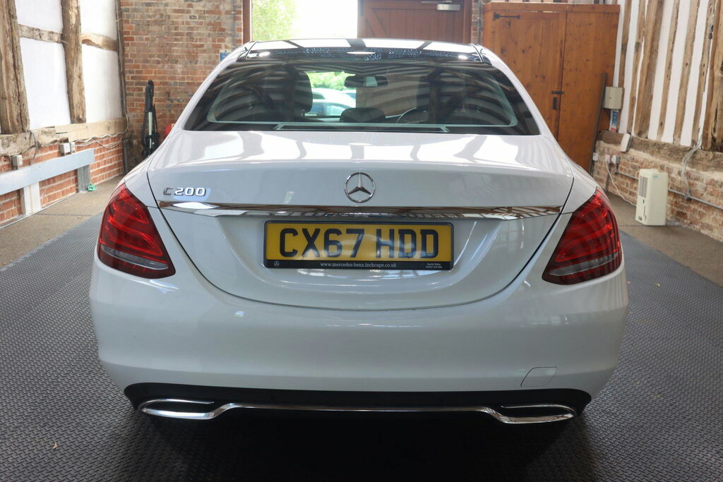 Mercedes-Benz C Class 2.0 C200 Sport Premium G-tronic Euro 6 S S White #5