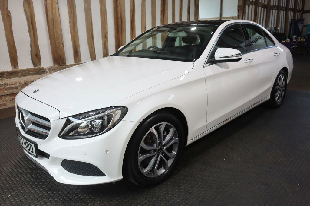 Mercedes-Benz C Class 2.0 C200 Sport Premium G-tronic Euro 6 S S White #3