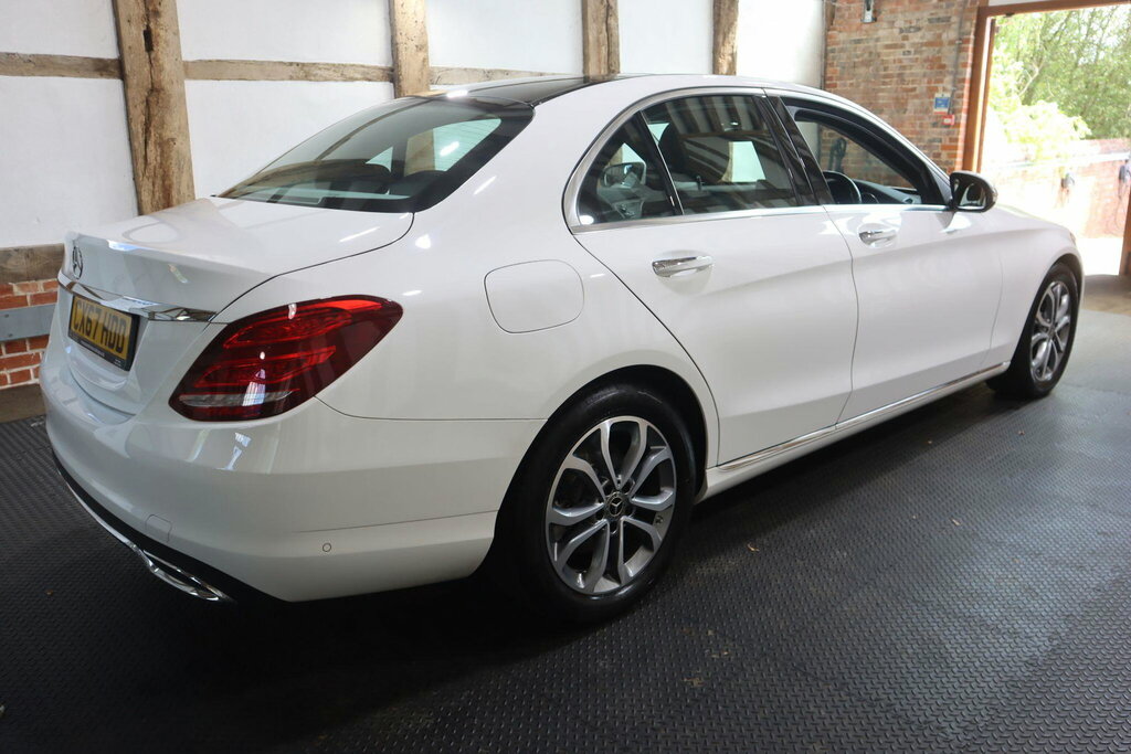 Mercedes-Benz C Class 2.0 C200 Sport Premium G-tronic Euro 6 S S White #6