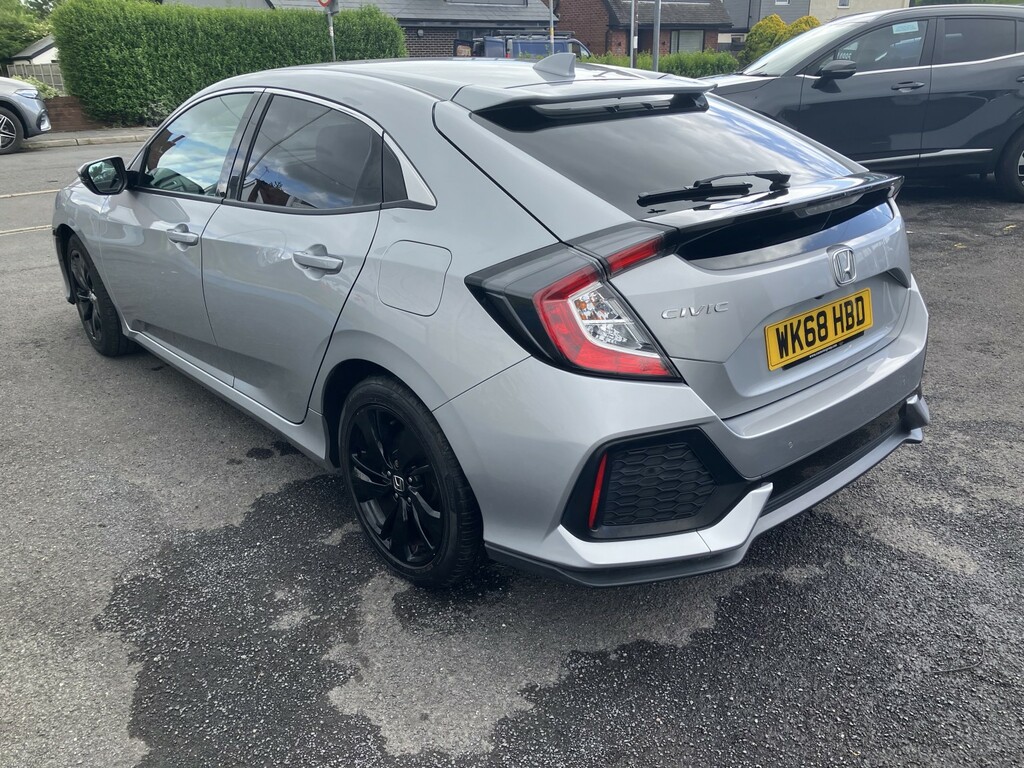 Honda Civic Hatchback 1.0 Vtec Turbo Sr 201868 WK68HBD Silver #4