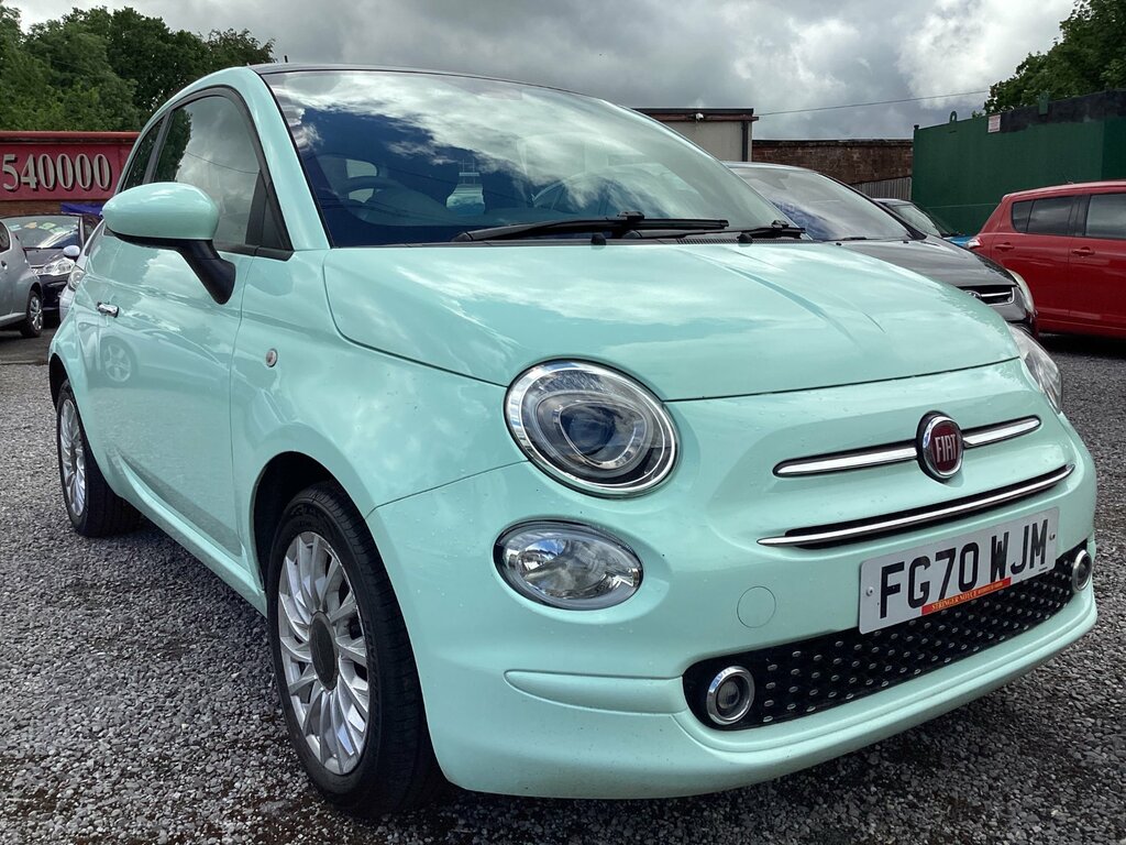 Fiat 500 1.0 Mhev Lounge Hatchback Euro 6 FG70WJM Green #2