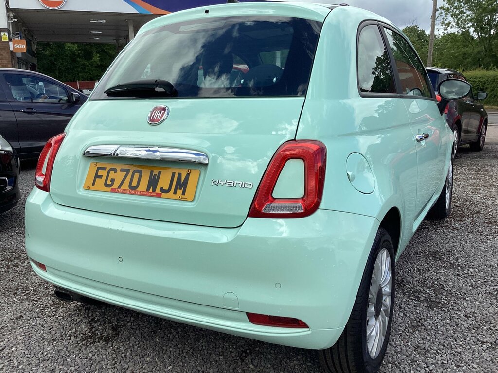 Fiat 500 1.0 Mhev Lounge Hatchback Euro 6 FG70WJM Green #3