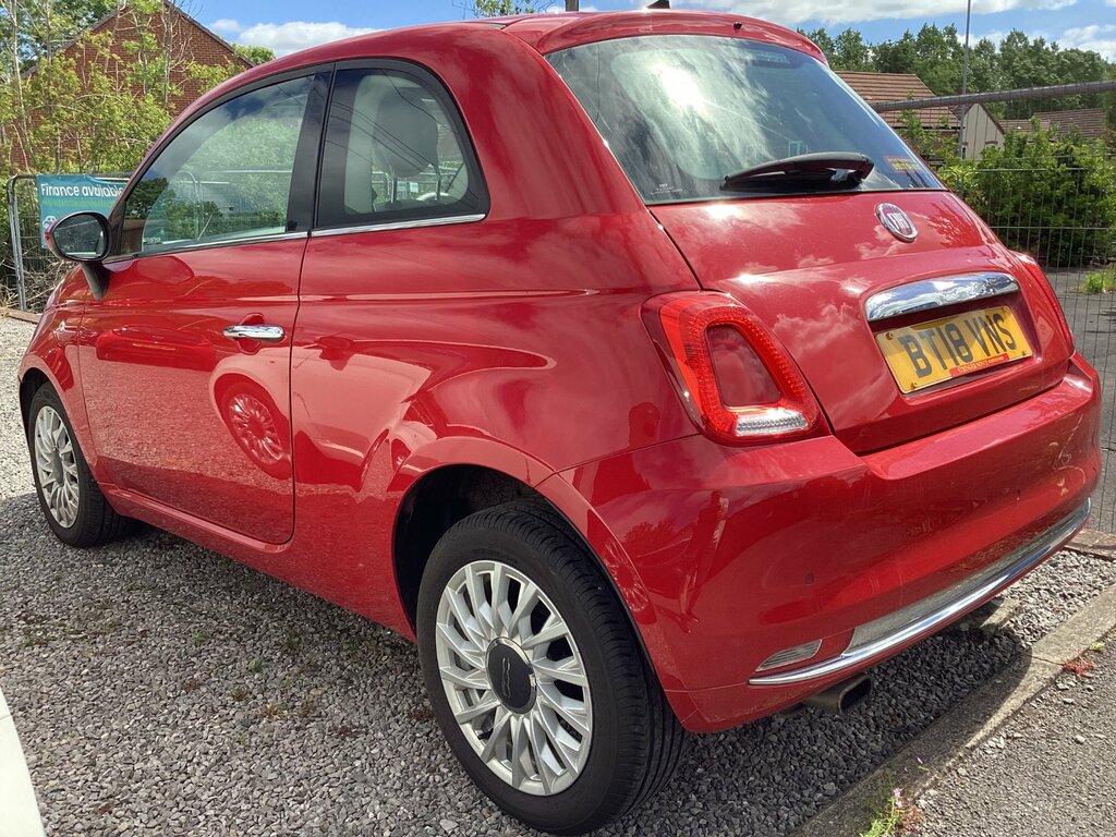 Fiat 500 1.2 Lounge Hatchback Euro 6 Ss BT18VNS Red #4