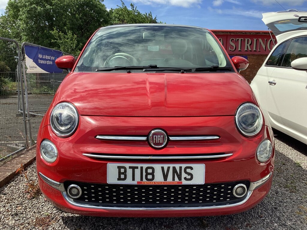 Fiat 500 1.2 Lounge Hatchback Euro 6 Ss BT18VNS Red #5