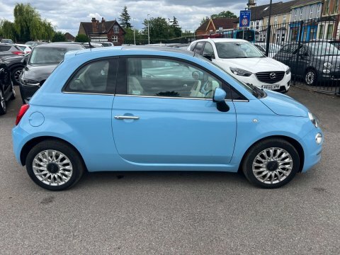Fiat 500 1.2 Lounge Euro WO65NJJ Blue #6