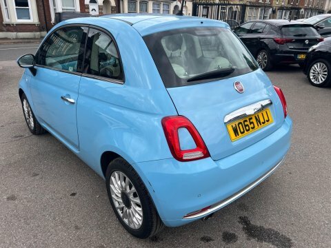Fiat 500 1.2 Lounge Euro WO65NJJ Blue #3