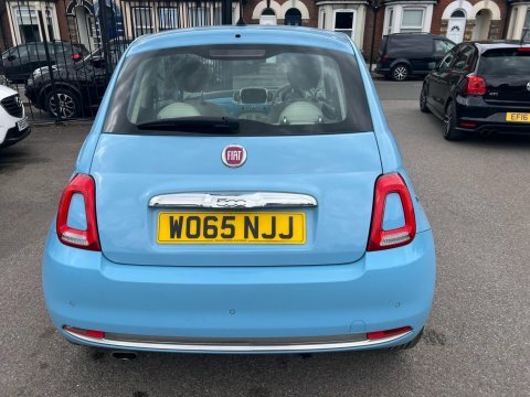 Fiat 500 1.2 Lounge Euro WO65NJJ Blue #4