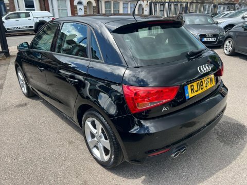 Audi A1 1.4 Tfsi Sport RJ18UFM Black #3
