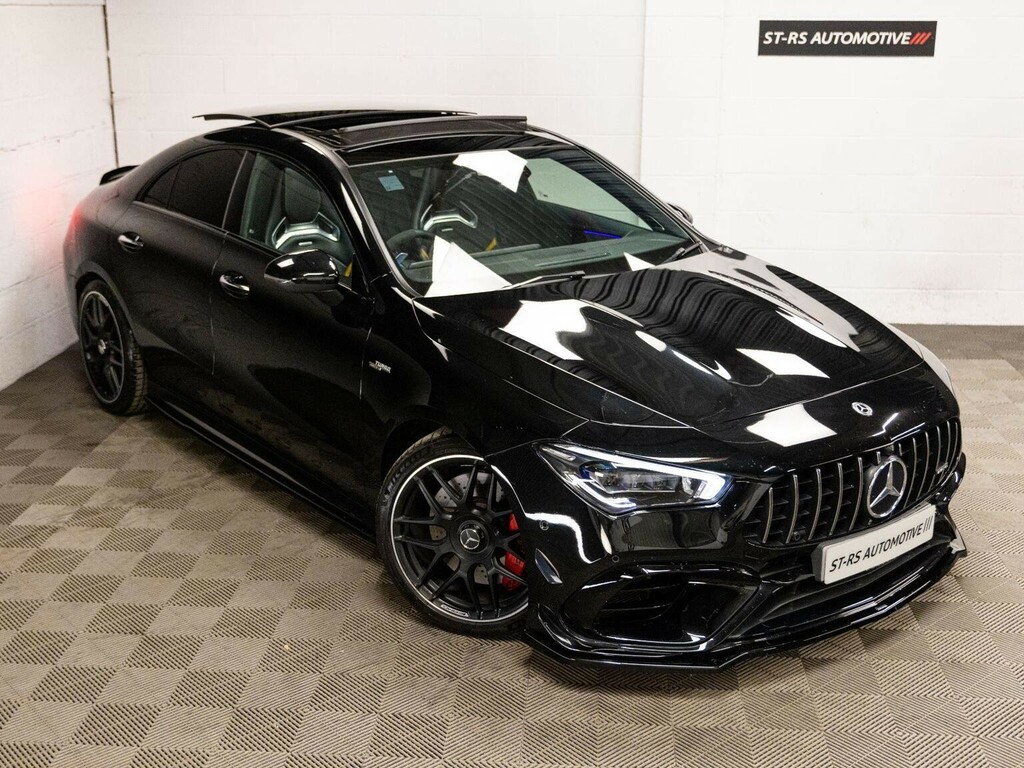 Mercedes-Benz CLA Class Saloon 2.0 Cla45 Amg S Plus Coupe 8G-dct 4Matic E FJ71VLX Black #5