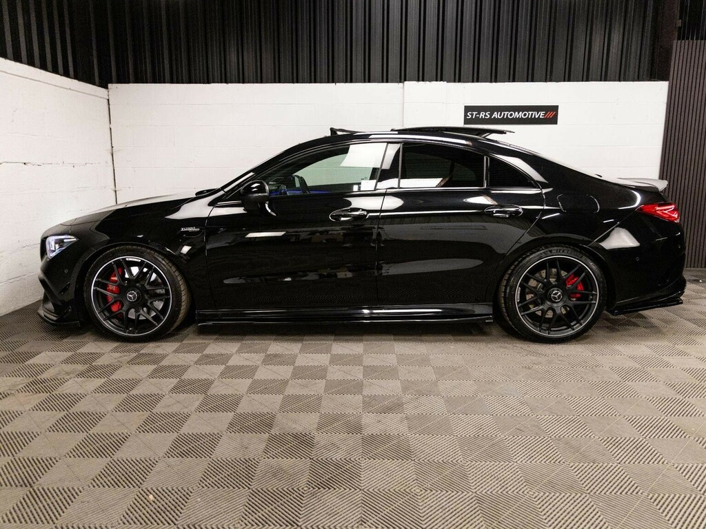 Mercedes-Benz CLA Class Saloon 2.0 Cla45 Amg S Plus Coupe 8G-dct 4Matic E FJ71VLX Black #4