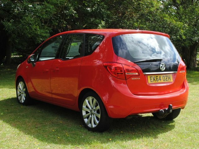 Vauxhall Meriva 1.4I Life Mpv Red #2