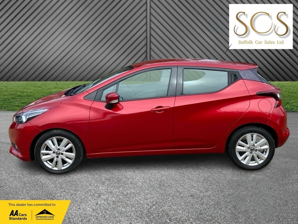 Nissan Micra Hatchback 1.0 Ig-t Acenta 201919 GM19XHL Red #4
