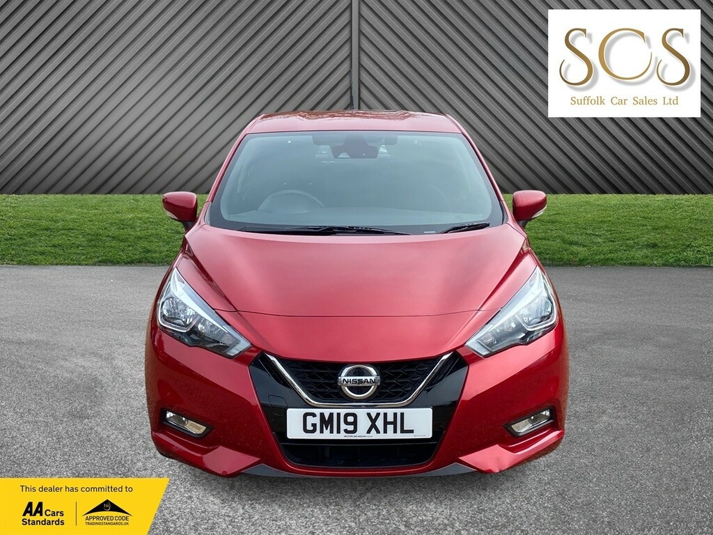 Nissan Micra Hatchback 1.0 Ig-t Acenta 201919 GM19XHL Red #2