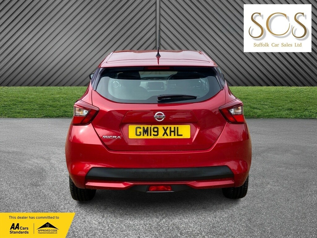 Nissan Micra Hatchback 1.0 Ig-t Acenta 201919 GM19XHL Red #6