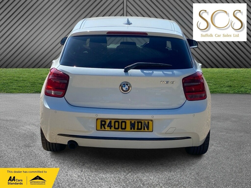 BMW 1 Series Hatchback 2.0 116D Sport 5-Door 201515 White #6