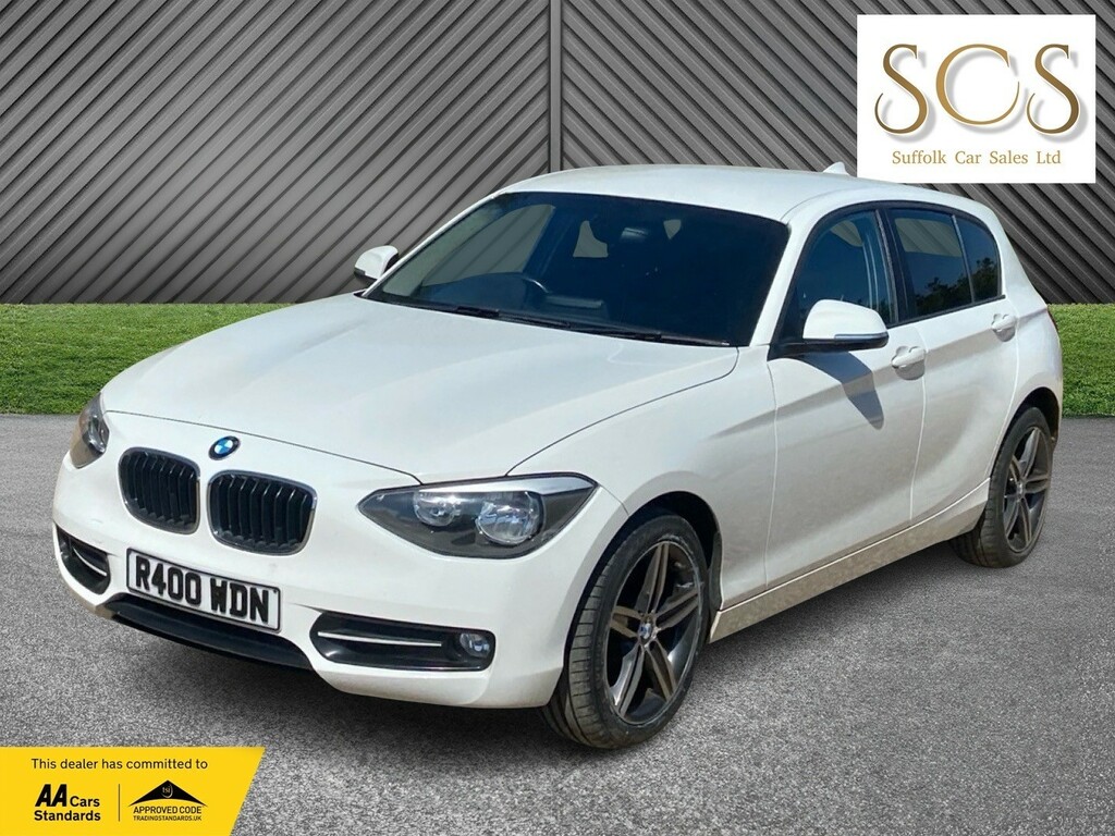 BMW 1 Series Hatchback 2.0 116D Sport 5-Door 201515 White #3