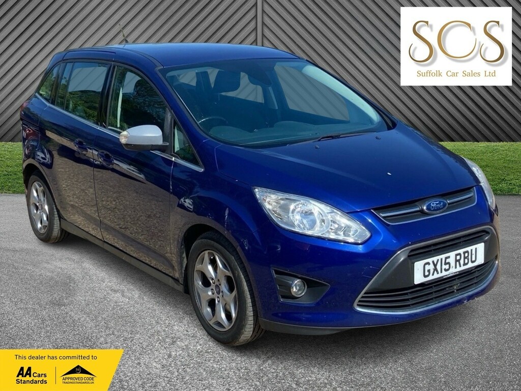 Ford Grand C-Max Mpv 1.6 Tdci Zetec 201515 Blue