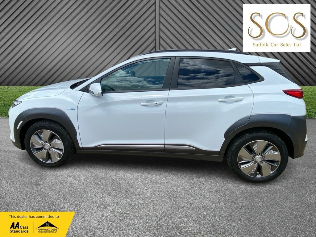 Hyundai Kona Suv Kona Ev Prem Se 64Kwh 201968 EG68XYS White #4