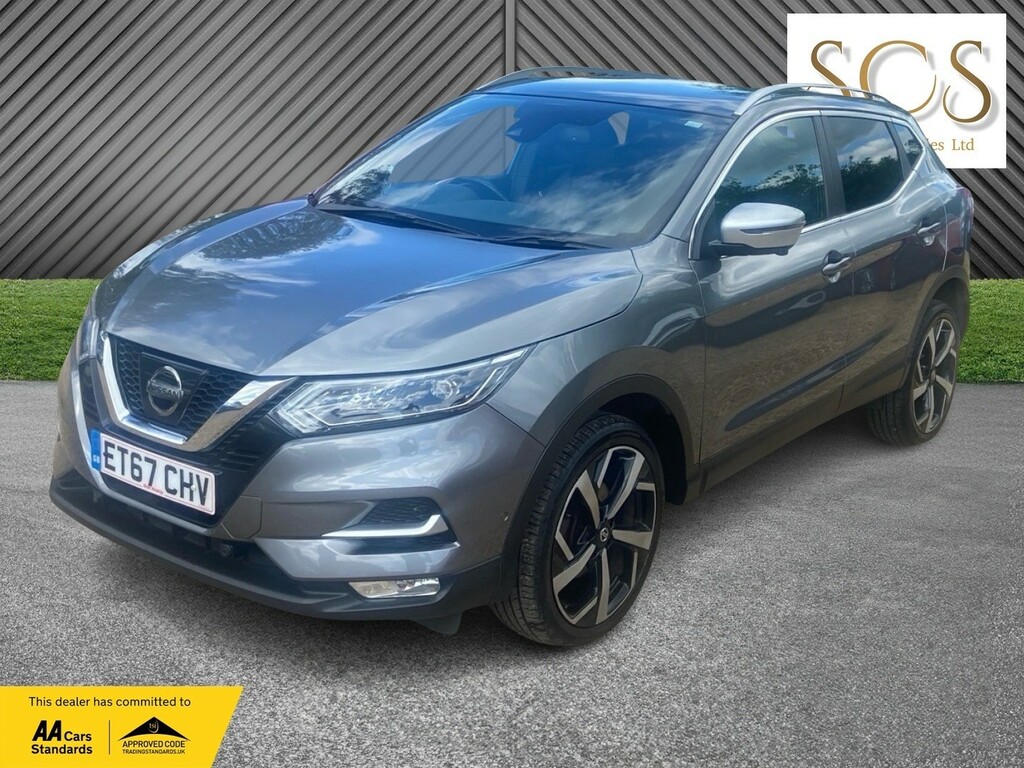 Nissan Qashqai 1.5 Dci Tekna ET67CHV Grey #3