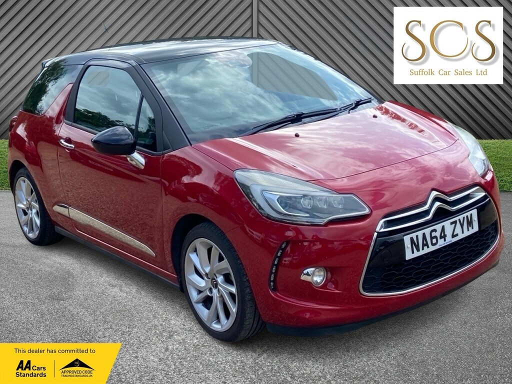 Citroen DS3 Hatchback 1.6 Bluehdi Dsire Plus 201464 Red