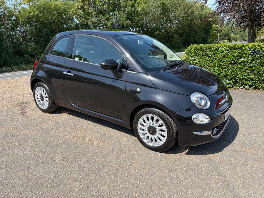Fiat 500 Hatchback 1.2 Lounge Dualogic Euro 6 Ss 20 Black