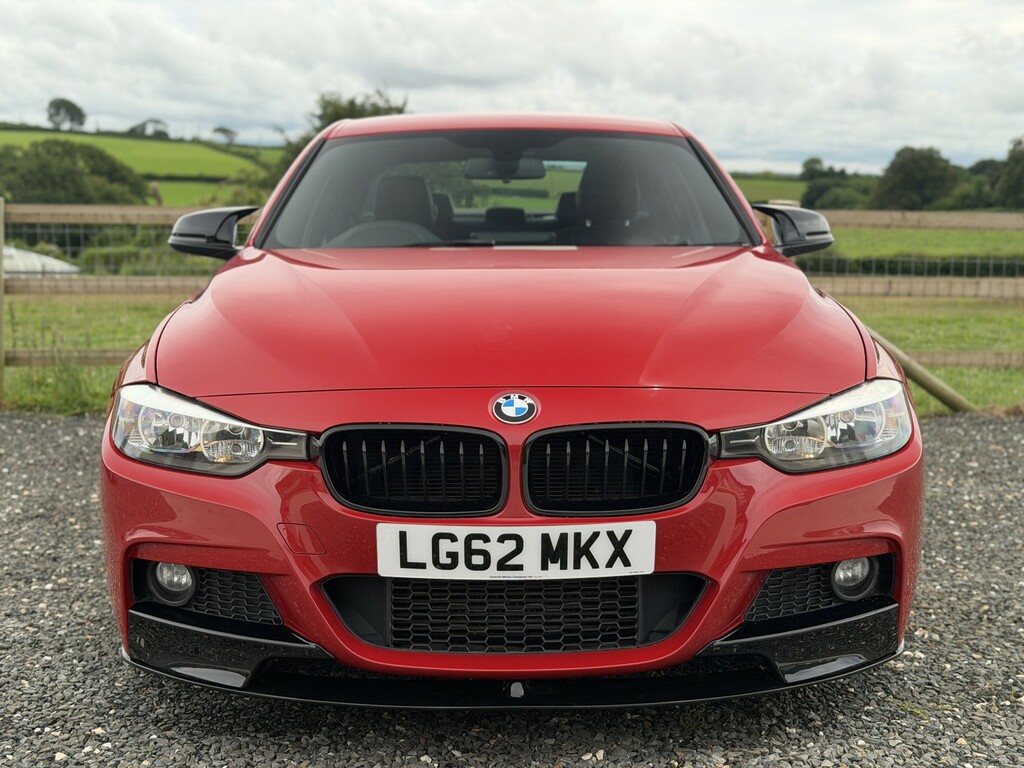 BMW 3 Series 2.0 320D M Sport Saloon 2012 LG62MKX Red #4