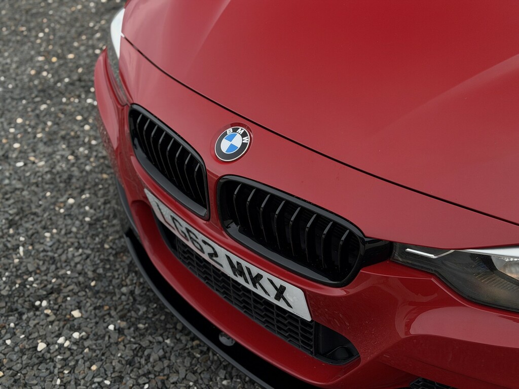 BMW 3 Series 2.0 320D M Sport Saloon 2012 LG62MKX Red #2
