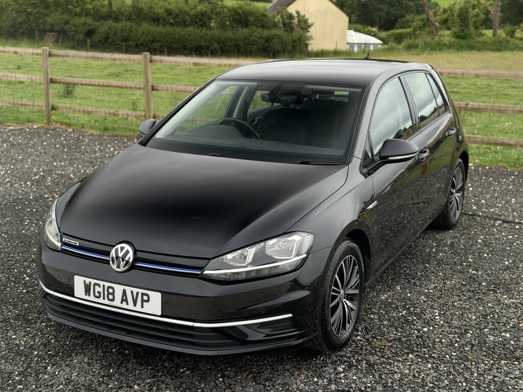 Volkswagen Golf 1.5 Tsi Evo Se Nav 2018 WG18AVP Black #4