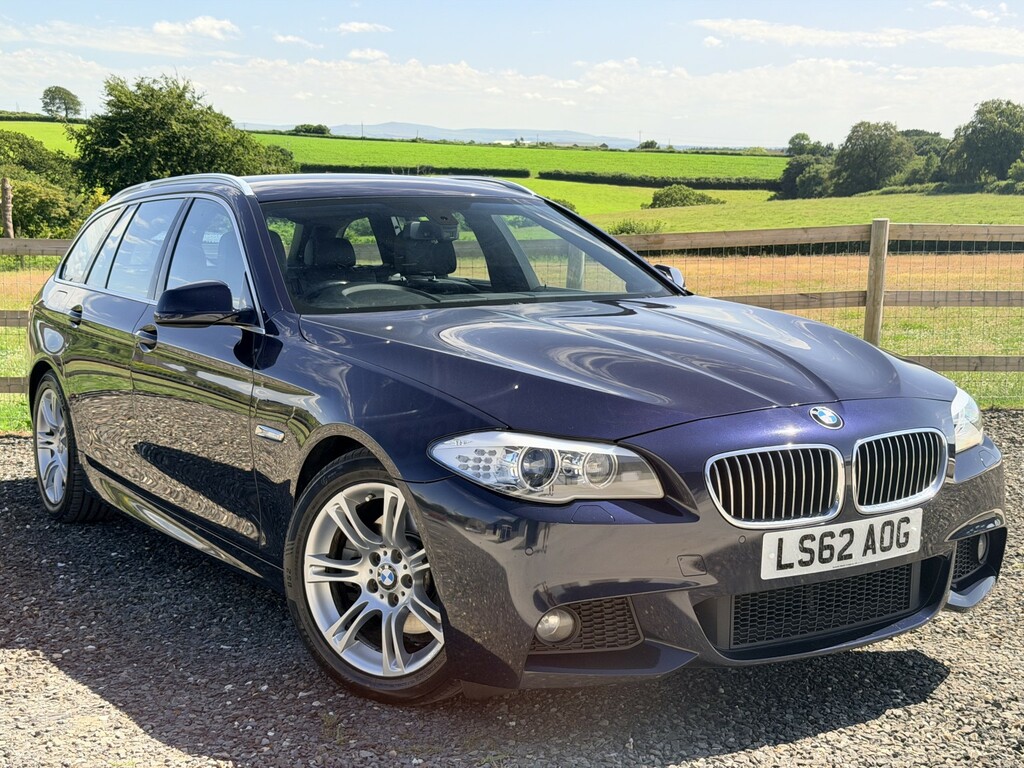 BMW 5 Series 2.0 520D M Sport Touring Blue #3