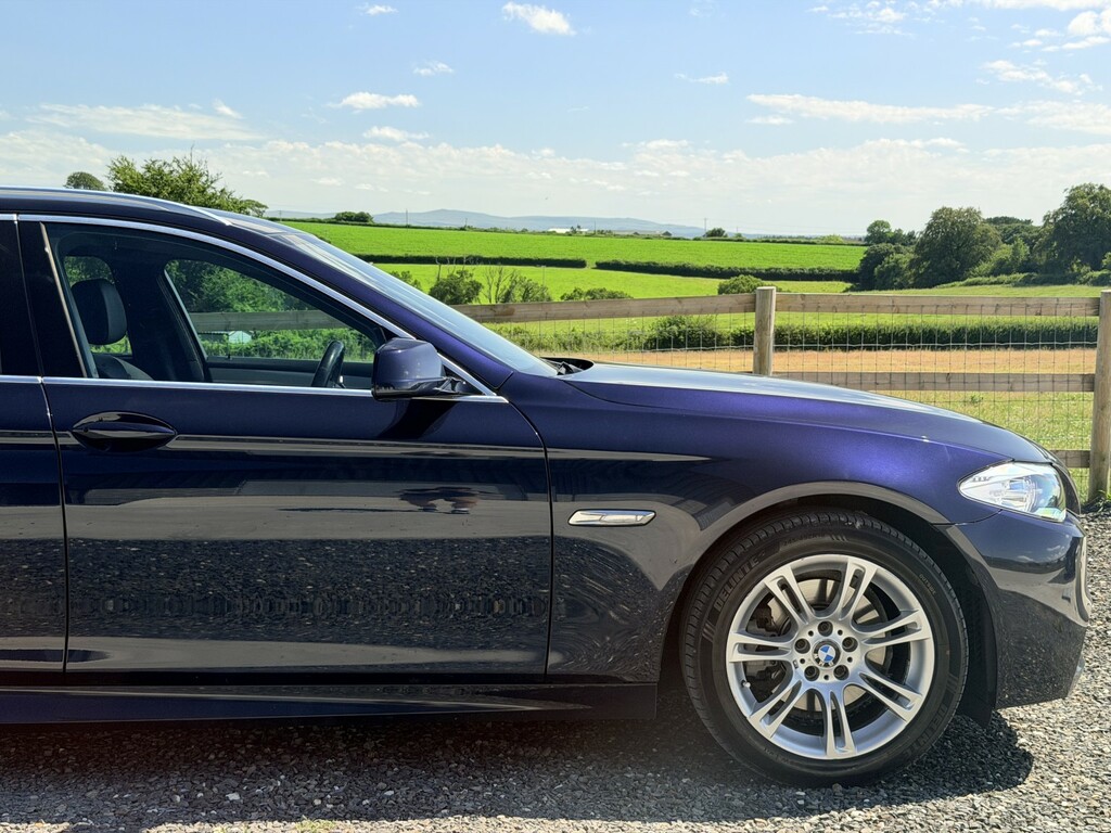 BMW 5 Series 2.0 520D M Sport Touring Blue #6