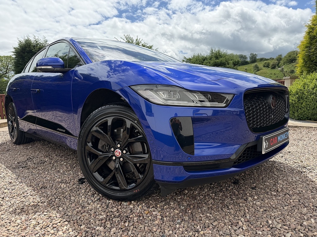Jaguar I-Pace 400 Hse U717 Ulez OE70HWT Blue #6