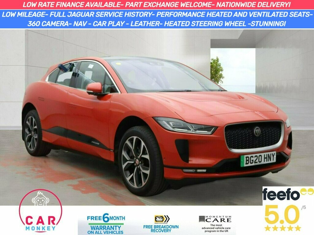 Jaguar I-Pace 400 Hse U720 Ulez Red