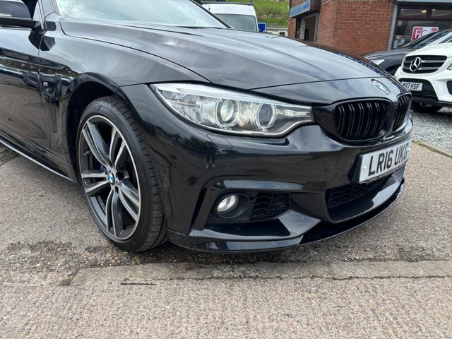 BMW 4 Series Gran Coupe 435D M Sport LR16UKG Black #2